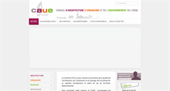 Desktop Screenshot of caue61.fr